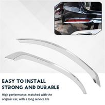 Reliable-Car Chrome Rear Fog Light Tail Lamp Eyelid Cover Trim For VOLVO XC90 2016- Car Accessories NONE gray