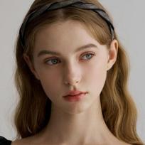 Jean Paul Clarisse Twig Chain Hairband JP-25-026HB ivory brown