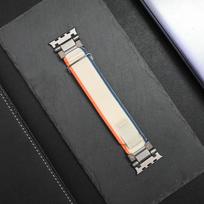 Nylon Trail Loop for Apple Watch Ultra 3 2 49mm 11 10 46mm Band Luxury Sport Bracelet for iWatch ultra Series 9 8 7 6 Se 45mm 44 for apple watch 46mm gray