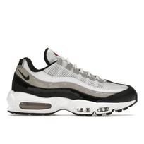Nike Women's Air Max 95 White Light Iron Ore Black University Red DR2550-100 EU 37.5 gray