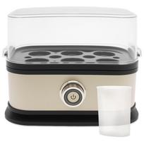 Electric Rapid Egg Cooker Multi-functional Egg Boiler Poacher Steamer with Measuring Cup AU/US 6 Grids Eggs Cooker for Kitchen beige