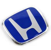 CON1 For Honda Civic Accord City CRV Jade Fit Odyssey Hybrid Red Black Blue Interior  Car Steering Wheel Emblem H-Sticker white