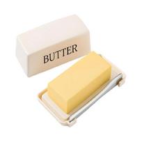 Butter Storage Container Builts In Slicers Airtights Seal Dishwasher Safe Refrigerator Accessory beige