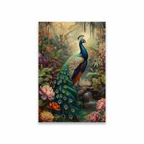 Žirafa vonios kambaryje Drobės spaudinys Gyvūno sienos meno plakatas Senovinis povas Drobės paveikslas Modernus gyvūno sienos meno dekoras 50X70CM No Framed