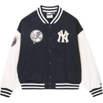 New Era SS25 New York Yankees Loose Sports Casual Long Sleeve Jacket Unisex jackets 60756030 L white