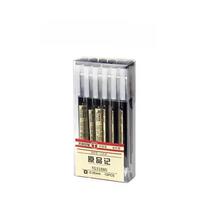 Gel Ink Pen Japanese Style Liquid Ink Rollerball Pens Quick Drying 0.35mm Ultra Fine Point Ballpoint Maker Pen Premium 6-24 pack gray