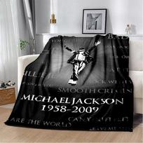 MJ 29 New Michael Jackson Pop Star King Blanket Soft Throw Blanket Home Bedroom Bed Sofa Travel Office KidsCover Custom blankets 130cm x 150cm