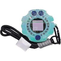 for Airpods Pro 3 Luminous Case, 3D Cute Cartoon Digimon Monster Digivice Design Silicone Protective Cover for Apple Airpods Pro 3rd Generation Case gray
