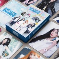 ILLIT Photo Card 55-Piece Set K-Pop Official-Style Goods Wonhee Minju Moka Iroha Yunah gray