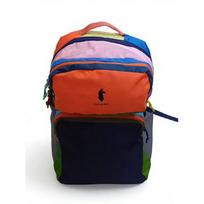 Alpakos spalvos blokuotas kuprinė, lengvas kelioninis nešiojamojo kompiuterio krepšys, unisex, kvėpuojantis žygio kuprinė Orange and black