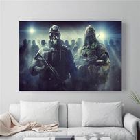 Vaizdo žaidimo „Rainbow Six Siege“ plakatas ir spaudinys, drobė, tapyba, sienų paveikslai, skirti svetainės dekoravimui, namų dekoras be rėmelio 60cm×90cm NoFrame