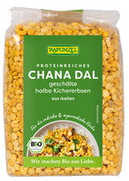 Ekologiški skaldyti avinžirniai „Chana Dal“ – Rapunzel, 500 g