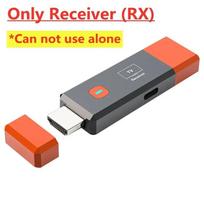 Belaidis HDMI vaizdo siųstuvas ir imtuvas prailgintuvo rinkinys TV Stick Dongle adapteris kompiuteriui, kamerai, nešiojamam kompiuteriui į projektorių, monitorių, televizorių ONLY RX