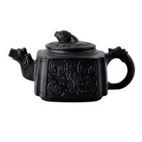 Authentic Yixing Teapot Tea Pot 500ml Big Capacity Purple Clay Tea Set Kettle Kung Fu Teapot Chinese Tea Ceremony black