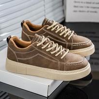 Men's shoes summer new Hong Kong style sports casual shoes trendy versatile shoes men's niche design original board shoes 44 gray