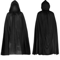 Helovino pelerinas mirties pelerinas juoda raudona vienvietė dvivietė pelerinas pirato mirties pelerinas 75cm black