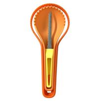 Winter Hot Pot Wax Gourd Carving Tool - Pumpkin Corer Set, 3-in-1 Fruit & Vegetable Sculpting Kit for Creative Food Decoration oranžinė