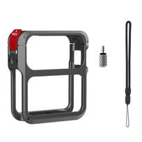 Aluminum Alloy Protective Cage for Action Cameras Quick Installation Multiple Accessory Mount 1 gray