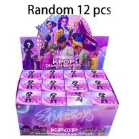 Hot Kpop Devil Hunter Rumi Zoe Mira anime polyvinyl chloride character collection desktop trinkets Kids Present purple