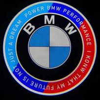 2/4 vnt. Automobilio durų pasitikimo LED projektorius Lazerinis logotipas Durų šviesa BMW E90 E60 E46 E93 F20 F21 F30 F31 F32 F33 F34 F15 F10 F01 F11 yflb10 2pcs white