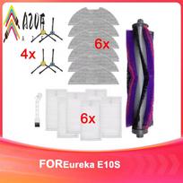 A20F-For Eureka E10S Nere10s, For Obode A8 Robot Vacuum Cleaner Accessories Main Side Brush Filters gray
