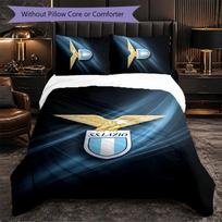 Lazio FC Themed Bedding 3Pcs Duvet Cover Set Decorative Bed Linen For Teen Room Home Decoration 210cm*210cm