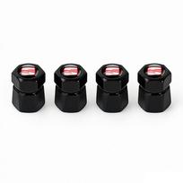 4Pcs Metal Carbon Fibe Wheel Tire Valve Dust Caps Auto Decor For SEAT Leon Mk1 Mk2 Mk3 5f 1p Ibiza 6l 6j Arosa Ateca Altea Arona white