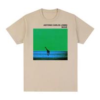 Wave ANTONIO CARLOS JOBIM Vintage Tshirt Bossa Nova Latin Jazz Stan Getz Joao T Shirt Unisex Women Short Sleeve Tees Unisex Street L green