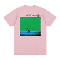 Wave ANTONIO CARLOS JOBIM Vintage Tshirt Bossa Nova Latin Jazz Stan Getz Joao T Shirt Unisex Women Short Sleeve Tees Unisex Street 4XL green
