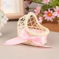 1/12 Dollhouse Simulation Mini Crib Baby Bed Model Dollhouse Bedroom Furniture Decoration Dolls House Accessories pink