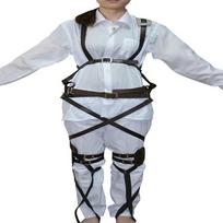 Aukščiausios kokybės „Attack On Titan Shingeki No Kyojin“ diržų rinkinys stilingam cosplay white