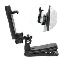 Action Camera Clip Backpack Phone Clamp 360 Degree Rotation for GOPRO gray