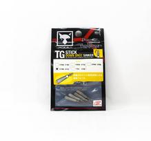 Jackall Tungsten Stick Down Shot Sinker Size 2.2 grams (1648) black