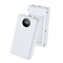 DIY USB Charger Box 18650 Battery Power Case Digital Display For 6x18650 Battery Charging Outer Case USB QC3.0 PD22.5W balta