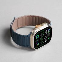 Magnetic Loop strap for Apple Watch ultra 2 Band 44mm 40 mm 49mm 45mm 41mm 46mm Silicone Bracelet iWatch Series 10 9 8 7 6 3 Se S10-42mm 38 40 41mm gray