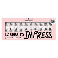 Faux Cils - Essence - Lashes to Impress N°07 - 20 unités - Facile à poser - Blanc
