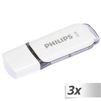 USB atmintinė Philips Snow Edition 32GB USB 2.0, 3 vnt., pilka