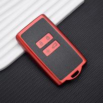 Tpu Leather Car Key Cover For Renault Captur Koleos Kadjar Arkana Megane Dacia Duster Sandero Stepway Smart Remote Control Case gray