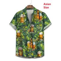 Summer Hot Selling Tung Tung Tung Sahur Tralalero Tralala 3D Pattern Men's Hawaiian Beach Shirt Quick-Drying Short Sleeve 5XL black