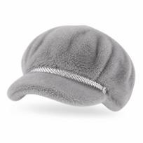 Faux Mink Fur Faux Fur Beret Short Peaked Octagonal Beret Peaked Cap  Winter Outdoor Wear pilka