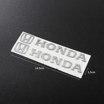 3D Lipdukai automobiliui Honda Kėbulo Galinė Etiketė Šoninės Apdailos Lipdukai Automobilio Stiliaus Dekoravimo Lipdukas Automobilio Išorės Dekoro Aksesuarai gray
