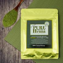Pure Henna Premium 100% Natural Henna Hair Dye + Application Tools Hair Cap Earflaps Dye Brush Light Brown 1 pcs white