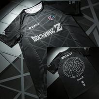 2026 Dragon Ball Z Goku Anime Football Jersey Summer Plus Size Breathable Jersey Cosplay Short Sleeve T-shirt 6XL gray