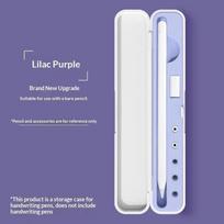 Portable Pencil Nib Storage Case Dustproof ABS Silicone Holder Stand Protective Cover for Artist School Daily Storage A2 white