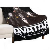 best art of avatar band Throw Blanket Luxury Designer christmas gifts Moving Beach Cute Plaid Bed covers Blankets 75cm*90cm black