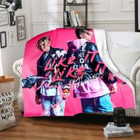 1pc Blanket Marcus & Martinus Print Design, Lightweight Blanket for Sofa, Bed- Soft &Warm, Gift for All Seasons like Christmas, Halloween 100cmx150cm