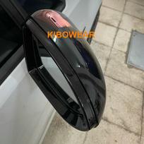 Poros Blizgančios Juodos Šoninio Veidrodžio Rėmeliai VW Golf 7 MK7 7.5 GTI GTD R VII TDI sportsvan sportswagen E-golf Blizgus Laikiklio Korpusas gray