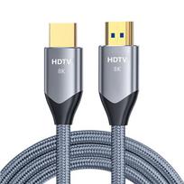 8K Cable 2.1 120Hz 4K HDMI-Compatible 2.1 Cable 8K Ultra High Speed HDR eARC for HDTV Box Projector PS4 Audio Cable 1M 2M 3M 5M 10M 1M