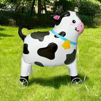 Cartoon Animal Walking Balloon for Kids – Aluminum Foil Toy for Outdoor Activities, Kindergarten, and Shopping Malls