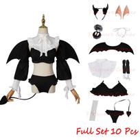 Anime Rizu Kyun Marin Kitagawa Cosplay Kostiumas Mano Persirengimo Mylimasis Cosplay Pilnas Rinkinys Cosplay Bikini Kuroe Shizuku Perukų Rinkinys as the picture-M white